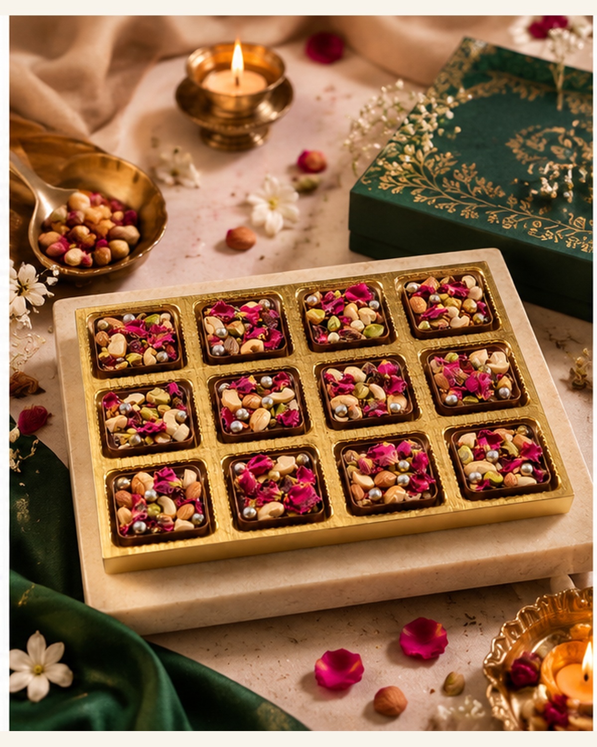 Handmade Festive Chocolate Gift Box